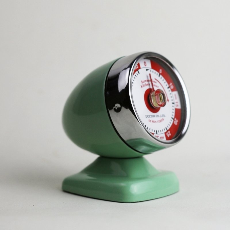 SUSS-日本 复古工业风 流线造型金属机芯计数器(绿色) - 厨房用具 - 其他金属 绿色