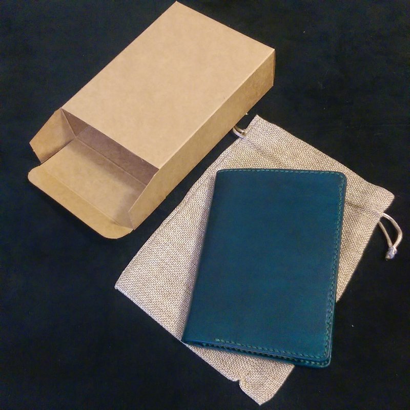 纯手工制作手工染色皮革中夹,护照夹 (免费印字,绣字) - 护照夹/护照套 - 真皮 多色