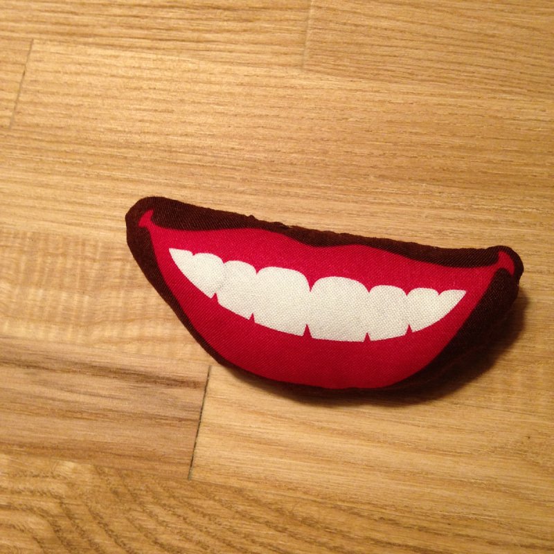 你是我的‘嘴’_性感红唇别针 - 胸针 - 其他材质 红色