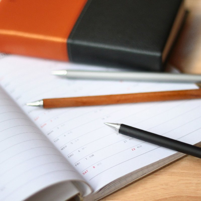 无墨金属笔 (三款) - 铅笔/自动铅笔 - 其他材质 咖啡色