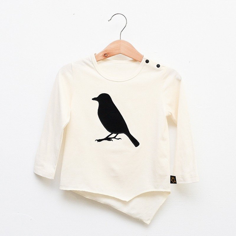 my little star little bird 有机棉薄T恤(米) - 其他 - 棉.麻 白色