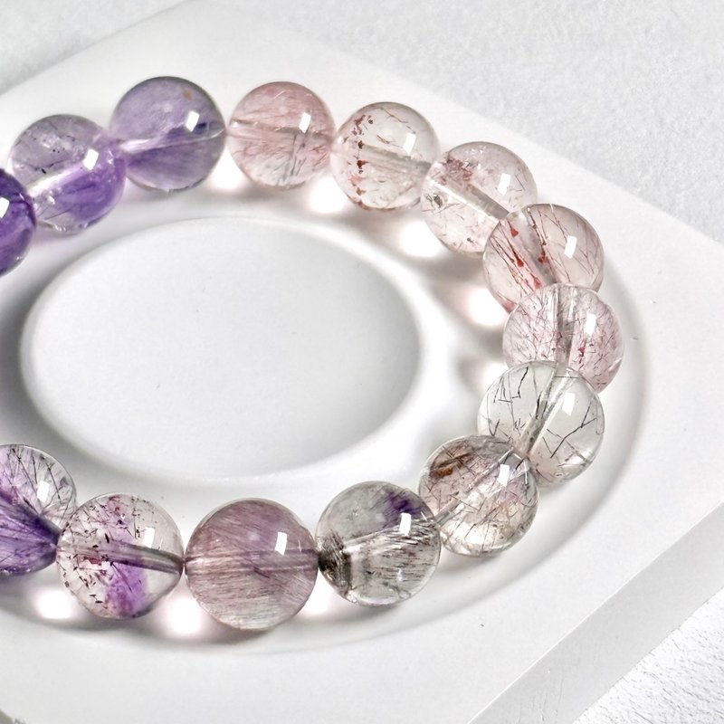 冰透超七 12-13MM - 手链/手环 - 水晶 多色