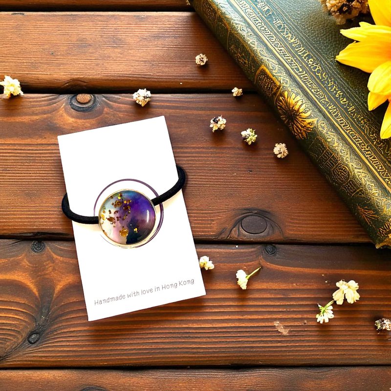 酒精墨水艺术髪圈 - 发带/发箍 - 其他材质 多色