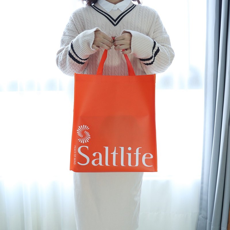 SALTLIFE 品牌提袋 I 不织布提袋 I 礼物袋 送礼包装 - 纸盒/包装盒 - 其他材质 橘色
