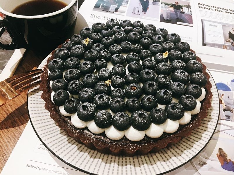 米歇尔生巧克力蓝梅塔#米歇尔巧克力#蓝莓多多 - 咸派/甜派 - 新鲜食材 银色