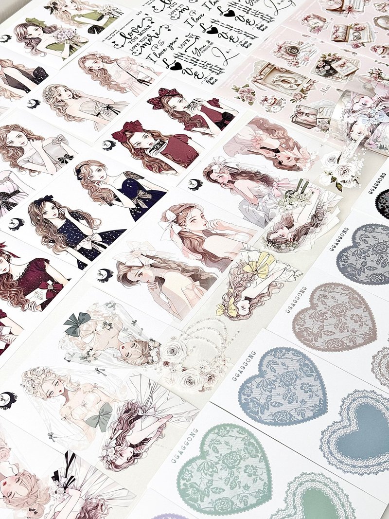 2025. no 10 – 十月新品全包组 (Teatea 联名款) - 贴纸 - 其他材质