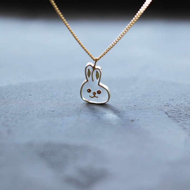 ちいさいうさちゃん | ネックレス | N614 - 项链 - 其他金属 金色
