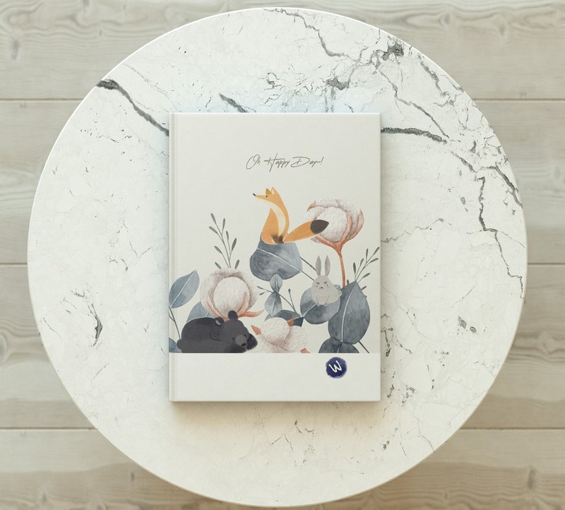 洛可可草莓 WELKIN手创_手工书/笔记本/手帐/日记本-on happy day - 笔记本/手帐 - 纸