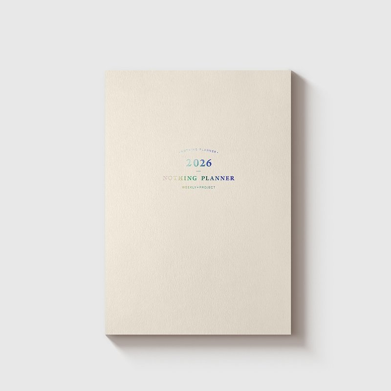 台湾大学 NOTHING PLANNER 2026 项目计划 Weekly + Project - 笔记本/手帐 - 纸 多色