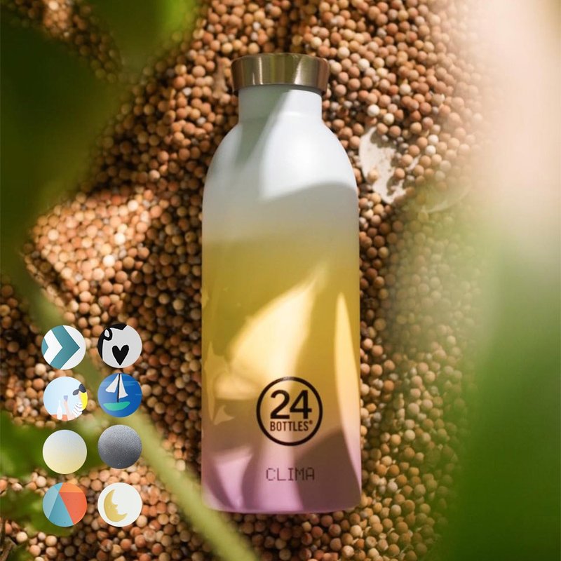 意大利 24Bottles 不锈钢双层保温/保冷瓶 500ml / 花花系列 - 保温瓶/保温杯 - 不锈钢 多色