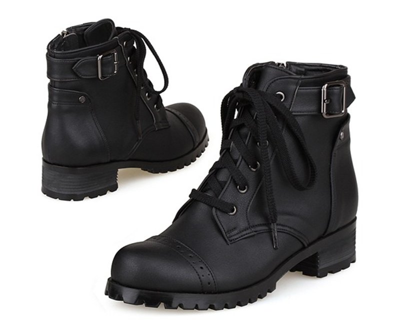 秋冬 - SPUR 简约机车短靴 EF7072 BLACK - 女款休闲鞋 - 其他材质