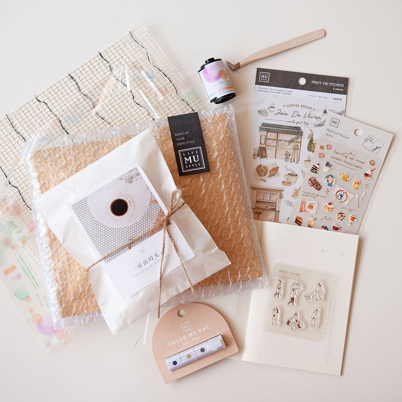 2025手帐节福袋-桌前时光 | 超值文具组合包、文具福袋、手帐福袋 - 贴纸 - 其他材质 多色