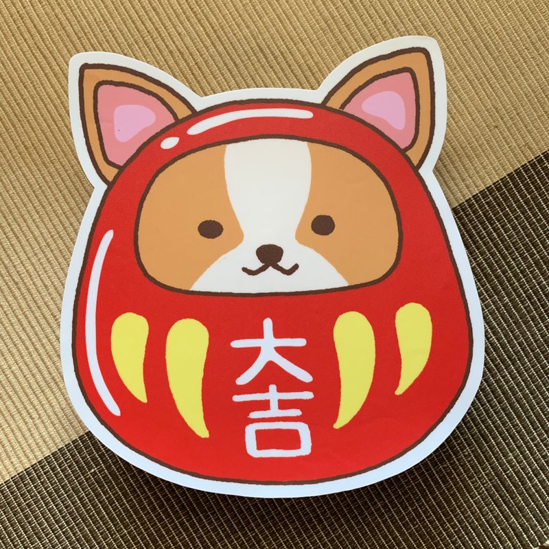 大吉达摩大型防水贴纸 SL0003 - 贴纸 - 防水材质