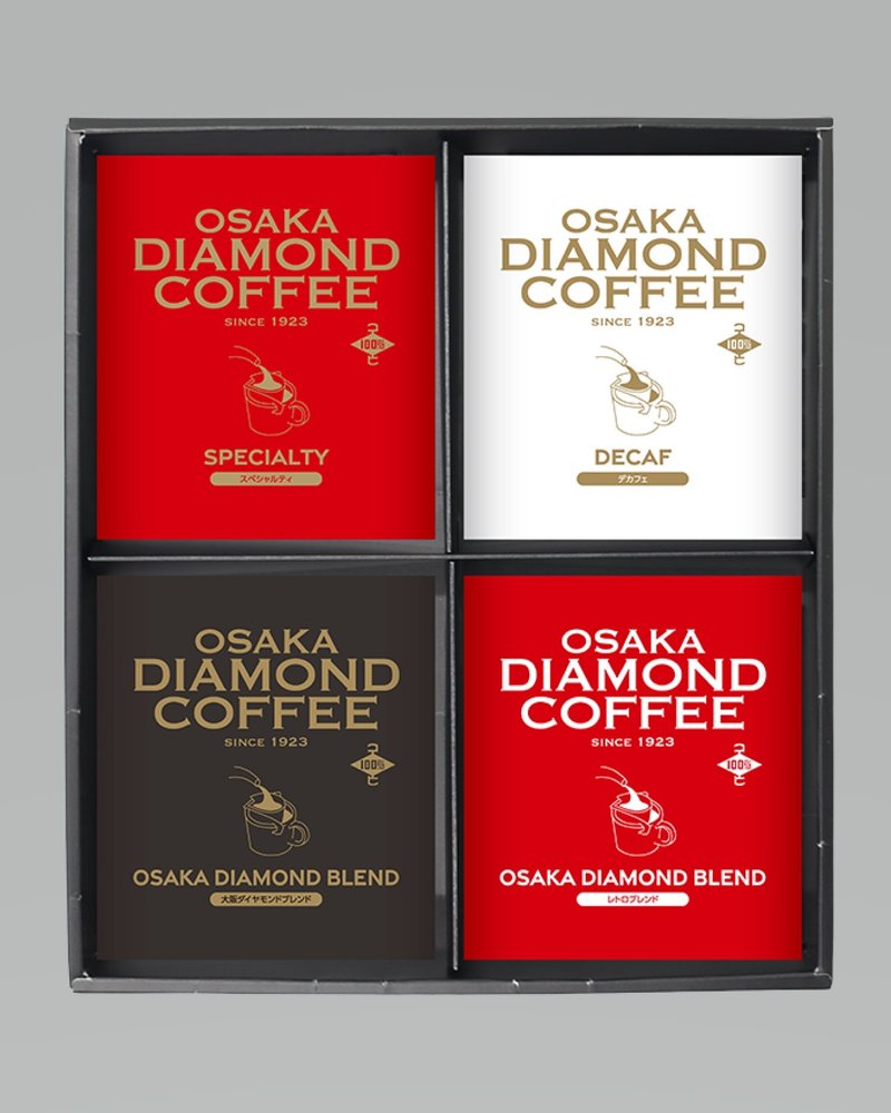大阪 Diamond 商会 滤挂式咖啡 12 包礼盒 - 咖啡 - 其他材质 咖啡色