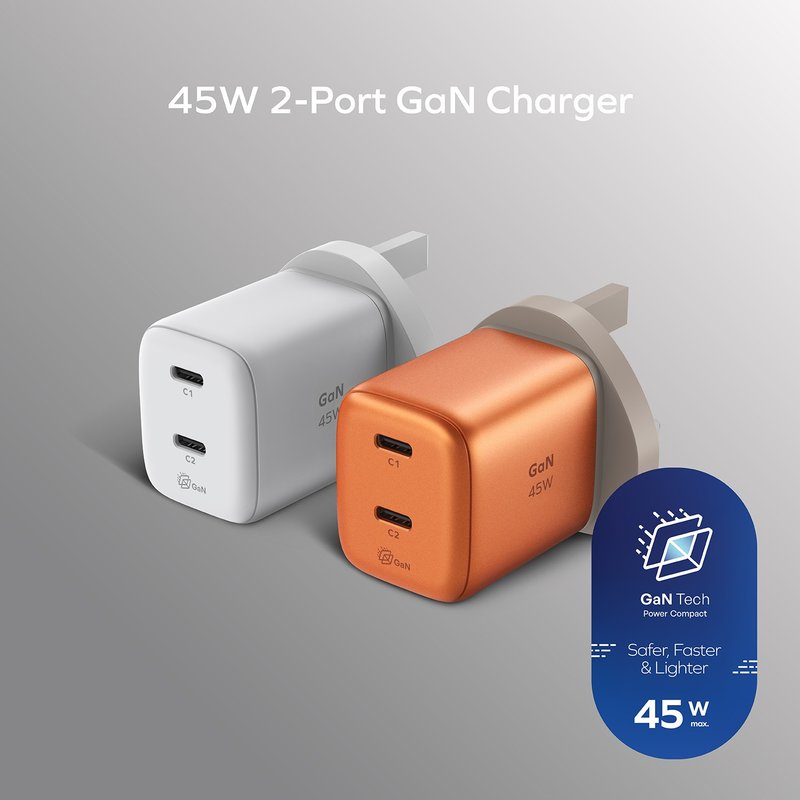 Momax 1-Charge 45W 双输出 GaN 充电器 UM81 - 手机配件 - 塑料 多色