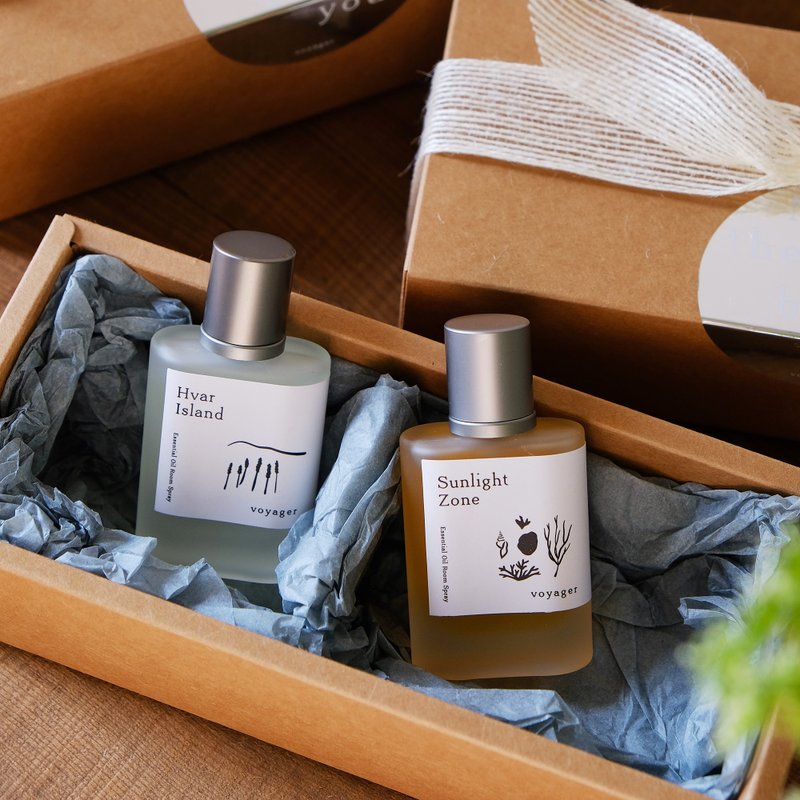 【礼盒】 香氛喷雾两入组 | voyager - 香薰/精油/线香 - 玻璃 银色