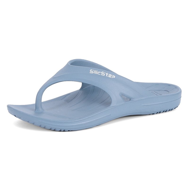 【ATTA】SilicStep 硅晶减塑环保足弓夹脚拖鞋-蓝 德国iF设计奖 - 拖鞋 - 塑料 蓝色