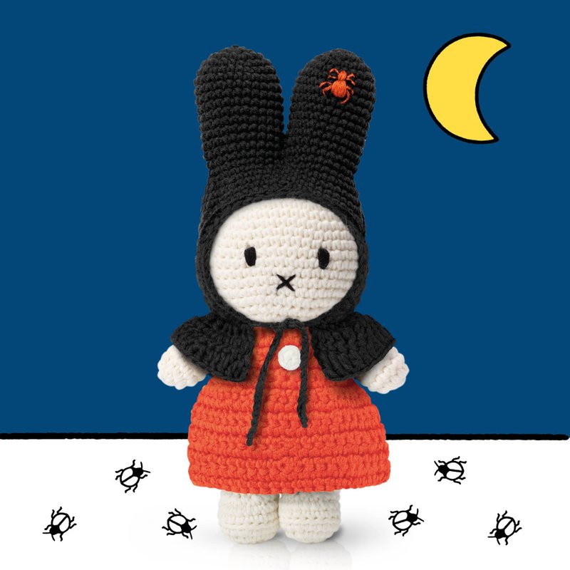 荷兰 Just Dutch | Miffy 米飞兔 编织娃娃 万圣节服饰 - 玩偶/公仔 - 棉.麻 多色