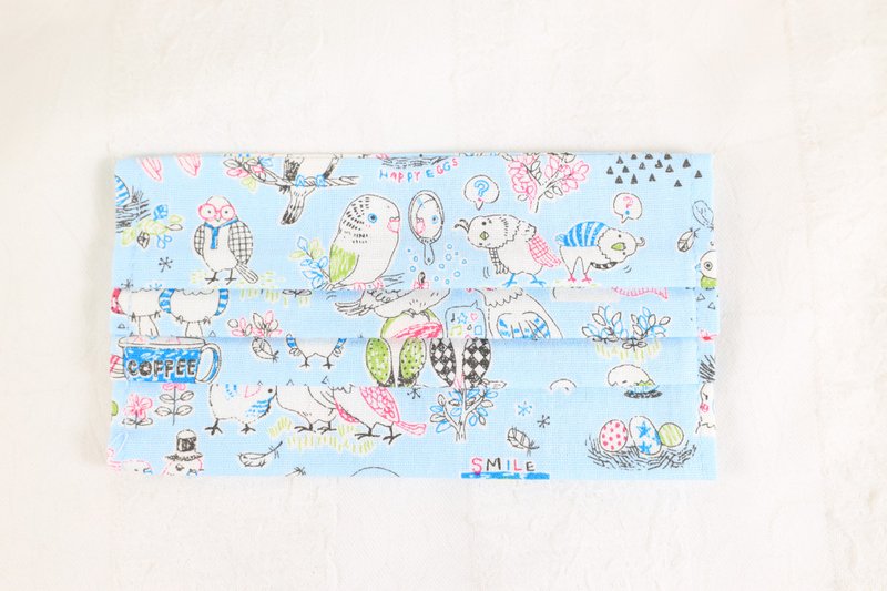 鹦鹉 纯棉 口罩套 成人/儿童/幼儿 适用医疗口罩 出口 - 口罩 - 棉.麻