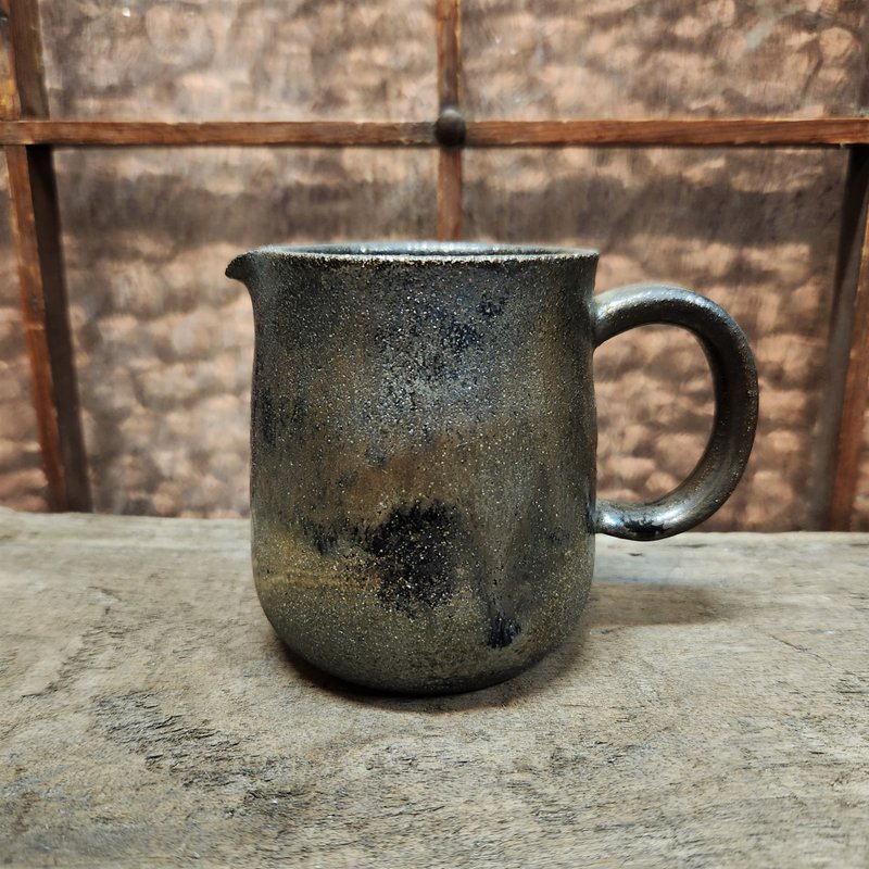 柴烧陶 / 奶壶 / 把手茶海 / 公道杯 / 匀杯 - 茶具/茶杯 - 陶 黑色