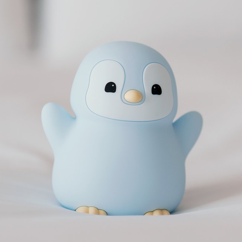 最萌疗愈系新宠 | Lumi Penguin 企鹅宝宝创意夜灯 | 生日礼物 - 灯具/灯饰 - 硅胶 蓝色