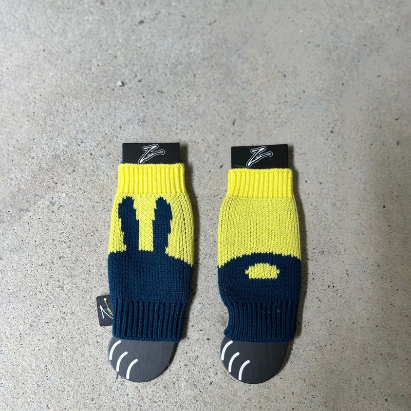 Zuuie 月兔宠物针织袜套 - 兔来运转 - 衣/帽 - 棉.麻 黄色