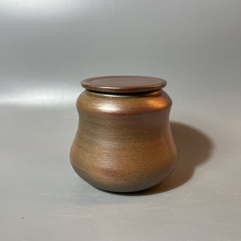 重落灰6两茶仓 / 茶罐 / 藏茶器  / 小平凡手作 - 其他 - 陶 卡其色
