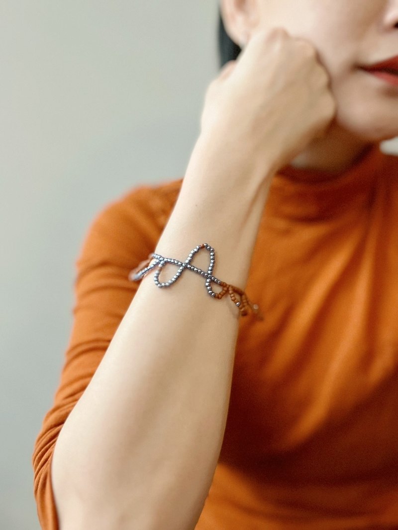 日本TOHO / Miyuki  手链 - 啡紫 - 手链/手环 - 其他材质 咖啡色