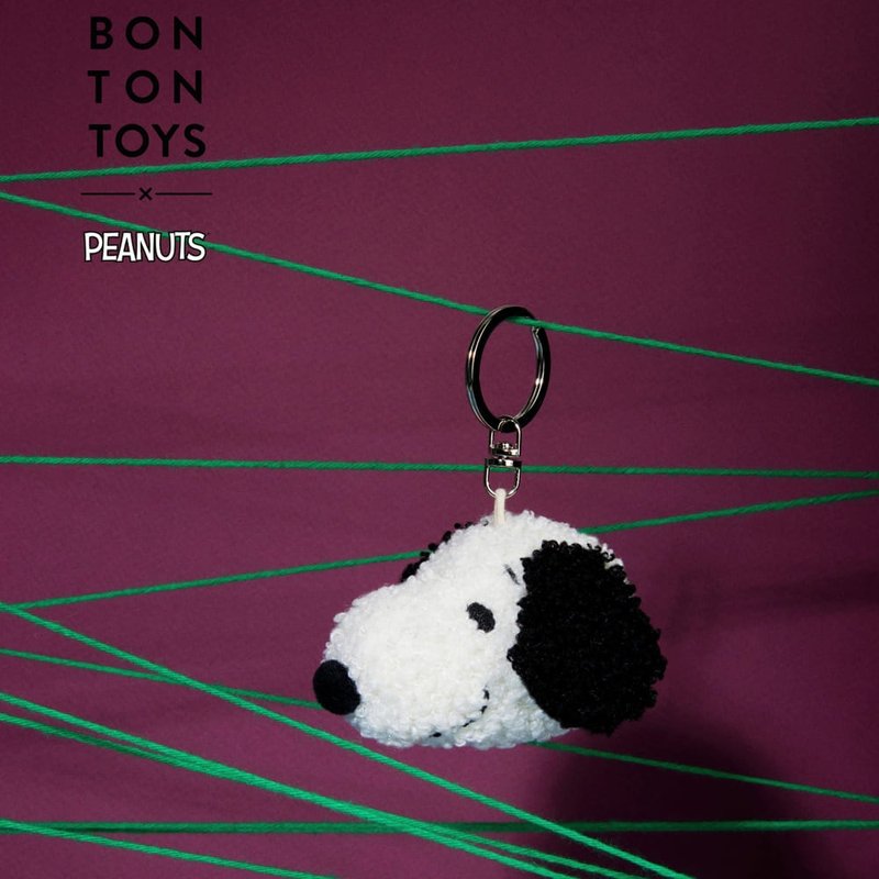 【Pinkoi线下活动预购】BON TON TOYS史努比环保填充钥匙圈-4.5cm - 钥匙链/钥匙包 - 聚酯纤维 多色