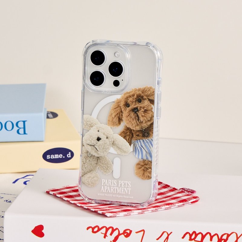 PARIS PETS狗狗大集合抗黄防摔MagSafe iPhone手机壳 - 手机壳/手机套 - 塑料 多色