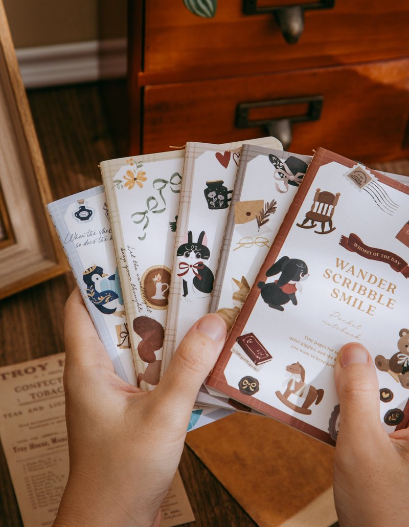 空白护照笔记本-5款各1套组 - 笔记本/手帐 - 纸 多色