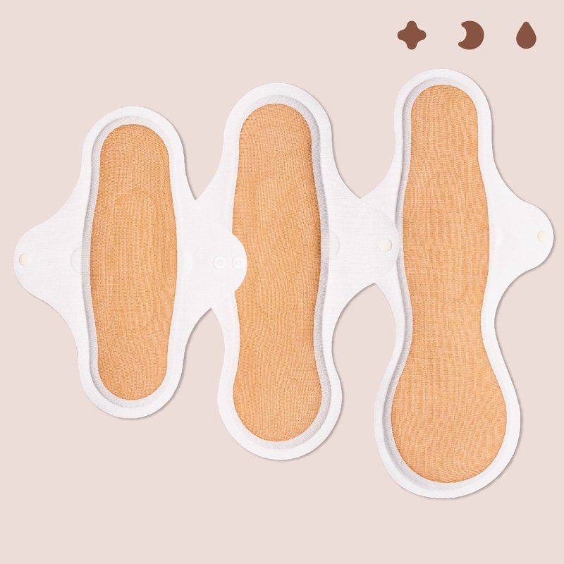 好好棉 新手入门3片组 24cm 28cm 36cm - 生理用品 - 聚酯纤维 粉红色