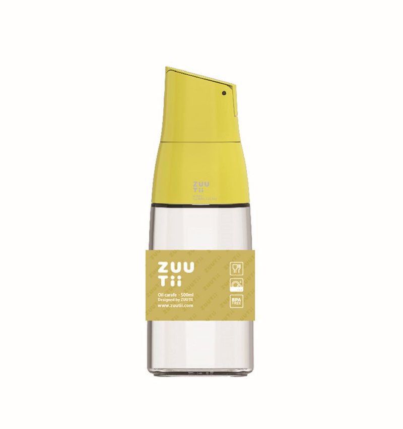 Zuutii 自动开合盖玻璃油壶 - 黄色 - 厨房用具 - 玻璃 黄色