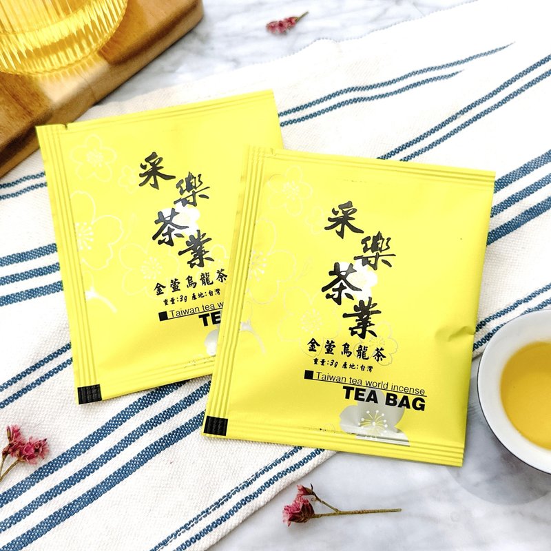 【采乐茶业】金萱乌龙茶 - 三角立体茶包TTES No.12 Oolong Tea - 茶 - 其他材质 黄色