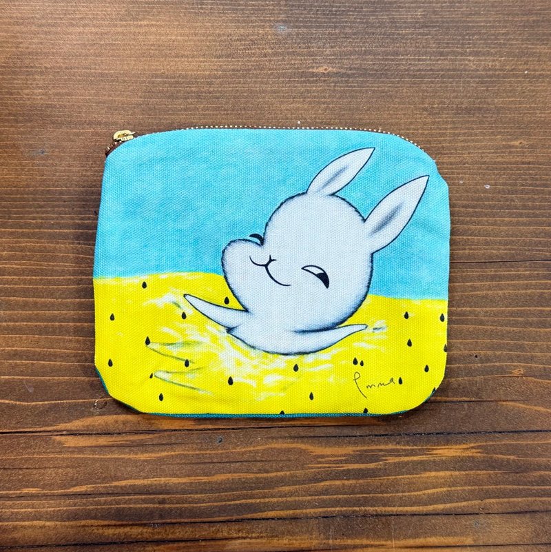 emmaAparty小包 西瓜汁 - 化妆包/杂物包 - 棉.麻