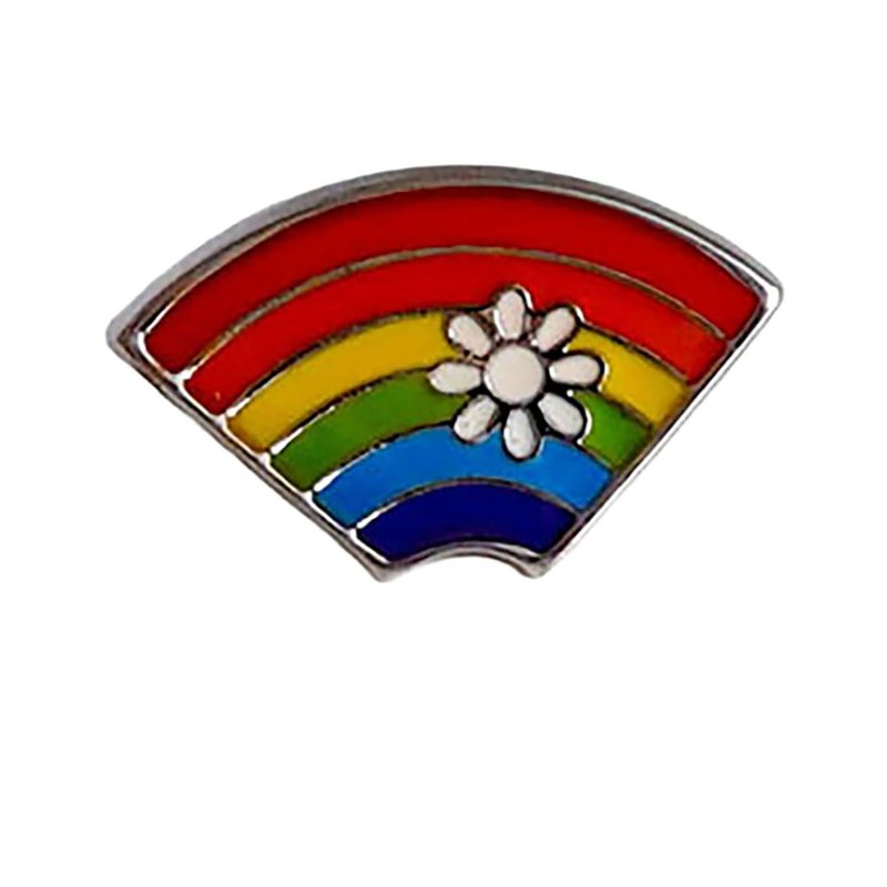 Bouton de Col en Motif Arc-en-Ciel LANVIN  Usage Décoratif - 徽章/别针 - 其他金属 金色
