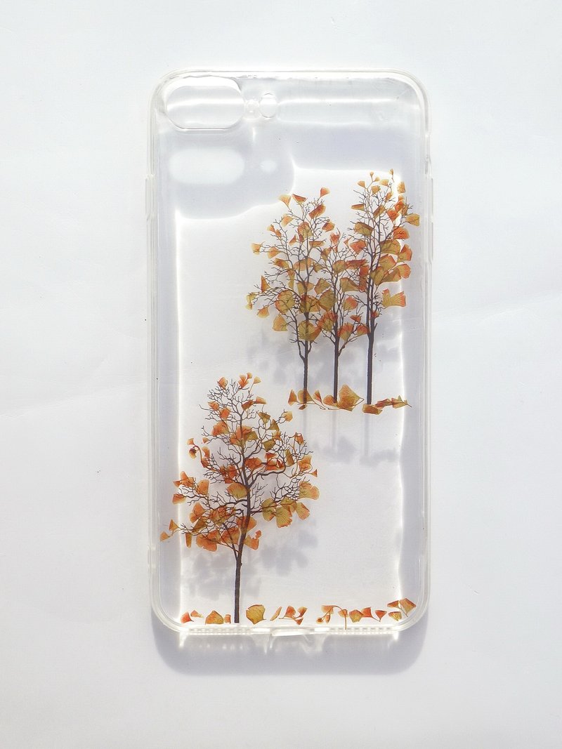 Anny's workshop手作押花手机保护壳,iphone 7 plus现货,冬意 - 手机壳/手机套 - 塑料 咖啡色