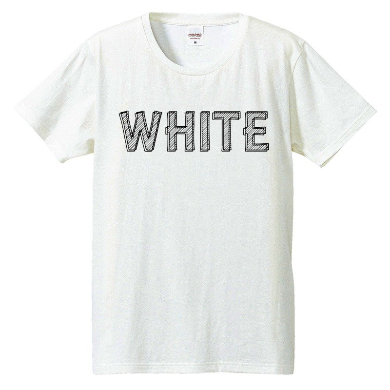 Tシャツ / white - 男装上衣/T 恤 - 棉.麻 白色