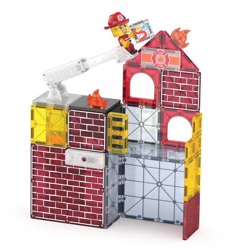 Magna-Tiles Combo 磁力积木-50片消防局(磁力片 玩具 礼物) - 玩具/玩偶 - 其他材质