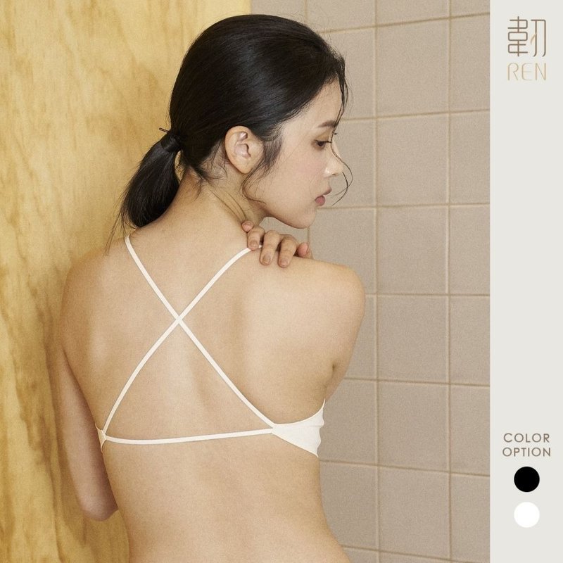 无痕・自由尺码细肩美背 - 女士内衣裤 - 棉.麻 白色