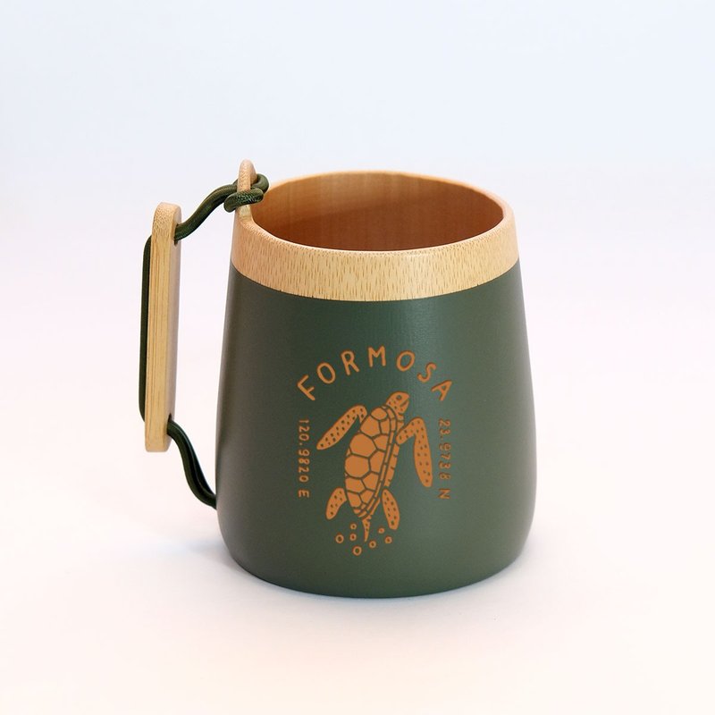 Beer Cup 元气啤酒杯(海龟款) - 咖啡杯/马克杯 - 竹 卡其色