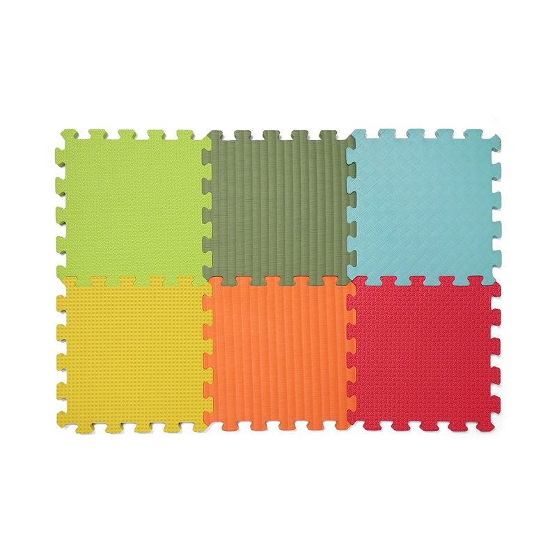 【QMAT】14mm巧拼地垫30*30cm-六入组 - 地垫/地毯 - 环保材料 多色