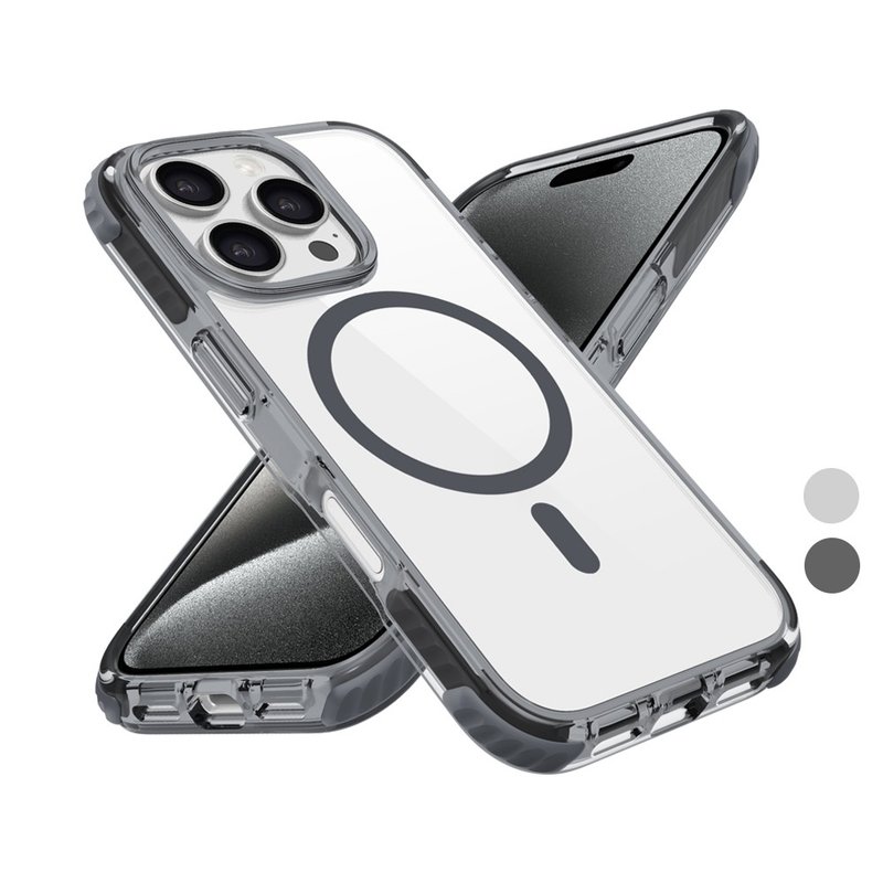 VOYAGE iPhone 16 Pro/16ProMax 超军规防摔保护壳Pure Wave+透黑 - 手机壳/手机套 - 塑料 透明