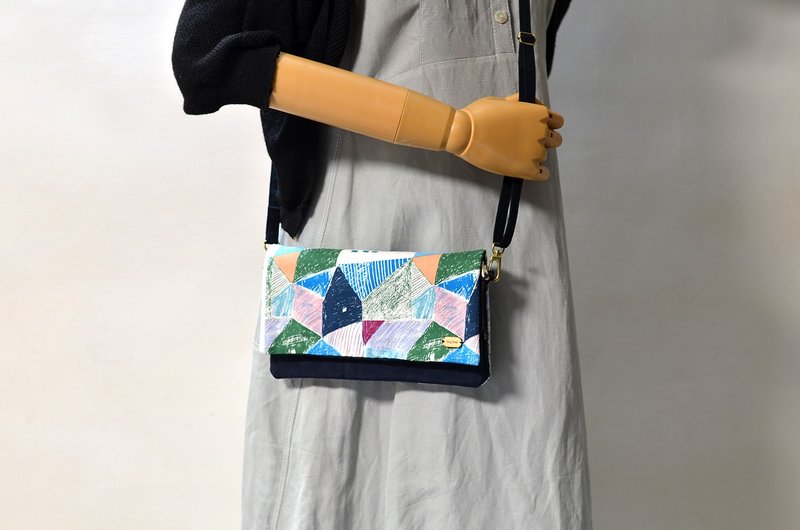 【自选花布订制】说走就走多功能随行包/护照包/手机包/侧背包 - 侧背包/斜挎包 - 棉.麻