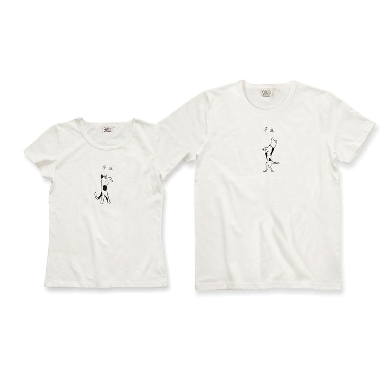 skov  梦游 情侣T恤/情侣装/全棉短袖/ 清新文艺/短袖白色T-shirt - 女装 T 恤 - 棉.麻 白色