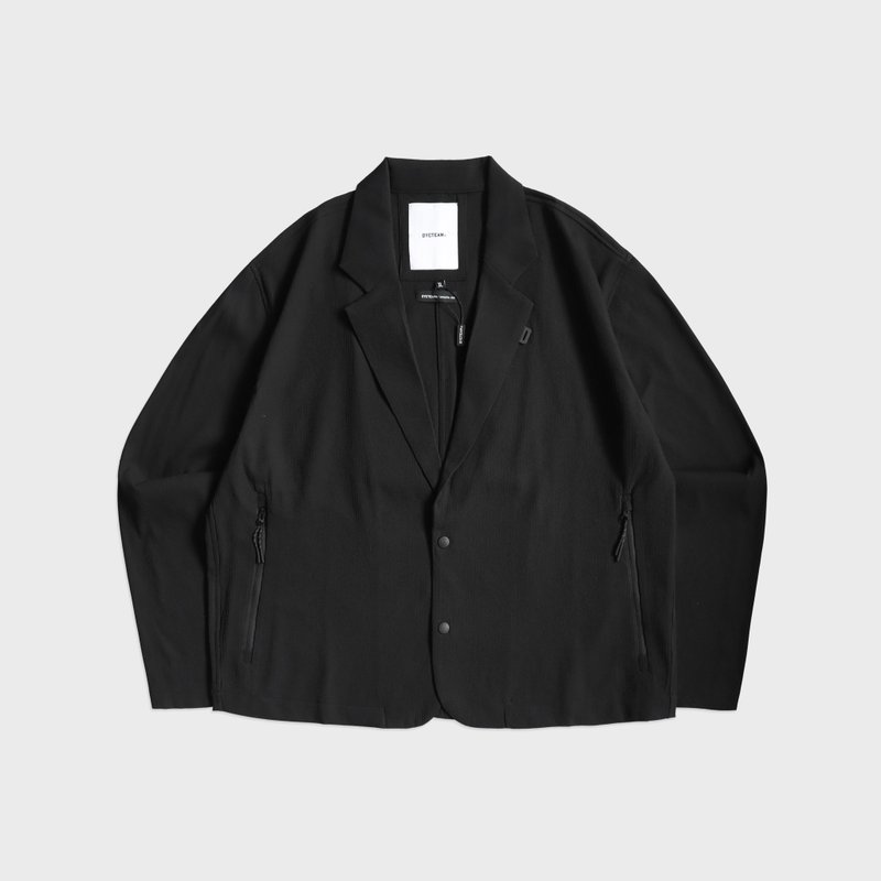 DYCTEAM - PERMADRY 吸湿快干机能_短版微宽松西装外套 - 男装外套 - 其他材质 黑色