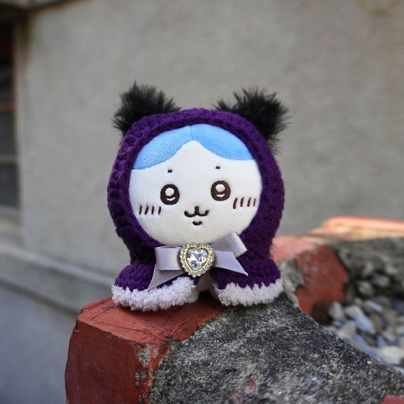 黑猫爱丽丝 娃衣 吉伊卡哇 ちいかわ Chiikawa 10cm适用 - 玩偶/公仔 - 棉.麻 紫色
