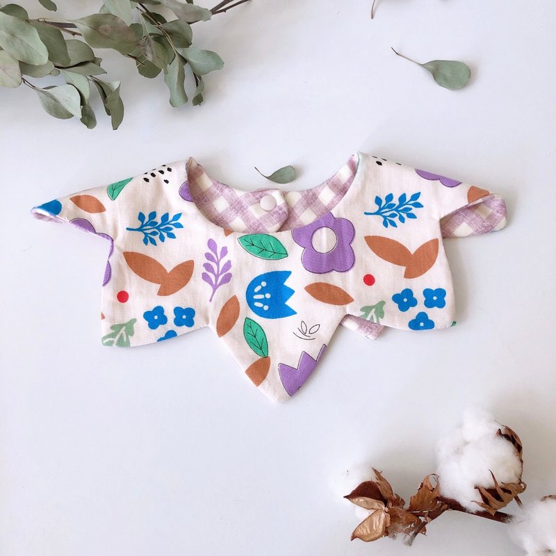 岛森家 / 双面360度Star兜 / 玛格丽特 - 围嘴/口水巾 - 棉.麻 多色