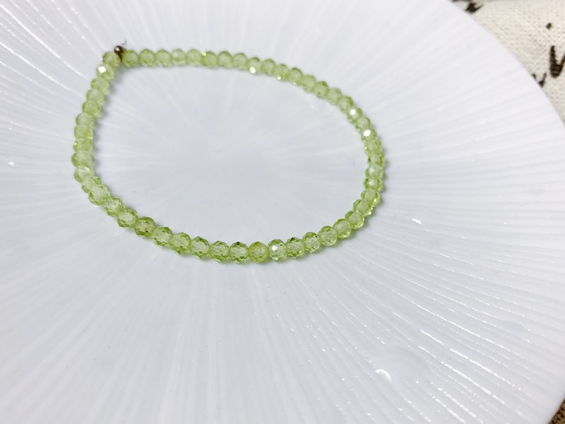 MH天然石雅致系列_橄榄石 - 手链/手环 - 半宝石 绿色