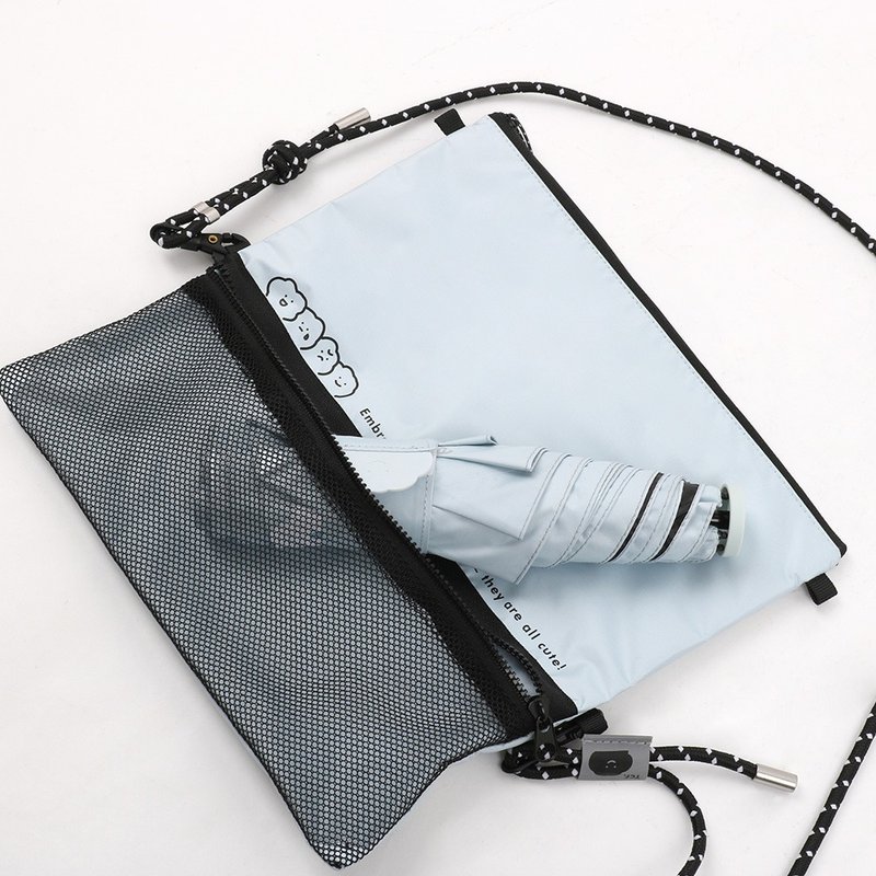 大振丰 方坊联名款 情绪日记 (赠包袋伞布套)背带款 - 雨伞/雨衣 - 其他材质 蓝色